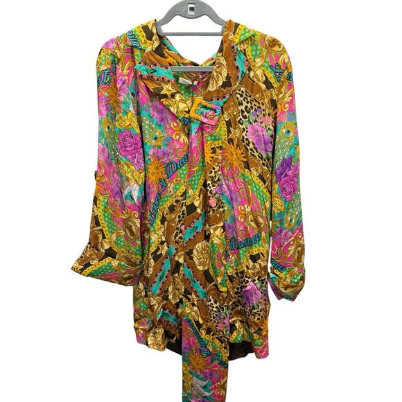 NWT Spell Lovers & Dreamers Blazer Dress Cosmos Pink Size S Colorful Print - Picture 6 of 10